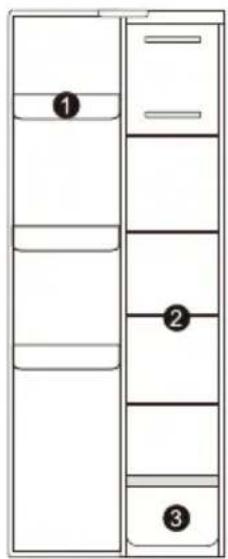 Infiniton SBS442IXD - FREEZER COMPARTMENT - 1