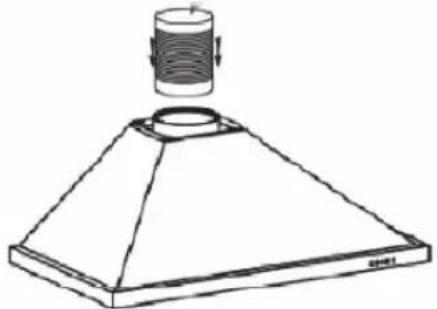 BRANDT AD1009X - - Afvoer naar buiten - 1