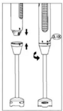 BRANDT MX5SLIMV - 1) Mixervoet - 1