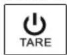 BRANDT BCCURVEW - On/Off/Tare button : - 1