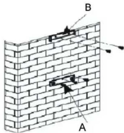 BRANDT AD1189X - Fixing to the wall : - 1
