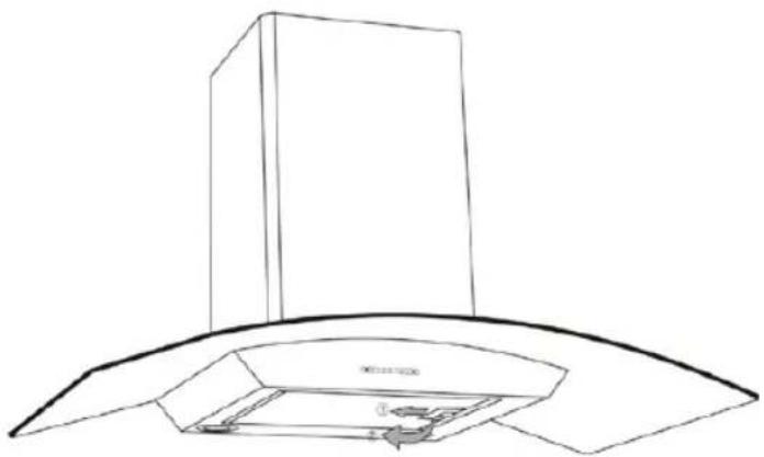 BRANDT AD1189X - - Dismantling the fi Iter cartridge - 1