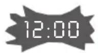 BRANDT GE2626B - Ajuste del reloj Pantalla - 6