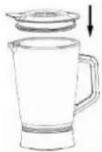 BRANDT KM544BR - b) Using the blender - 5