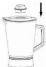 BRANDT KM544BR - b) Gebruik van de blender - 4