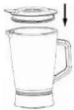 BRANDT KM544BN - b) Using the blender - 5