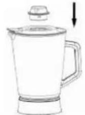 BRANDT KM544BN - b) Using the blender - 4