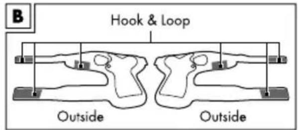 CRIVIT IAN 103857 - How to put on the palm/hand pads - 1