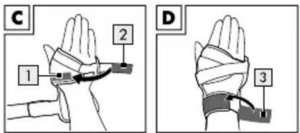 CRIVIT IAN 103857 - How to put on the palm/hand pads - 2