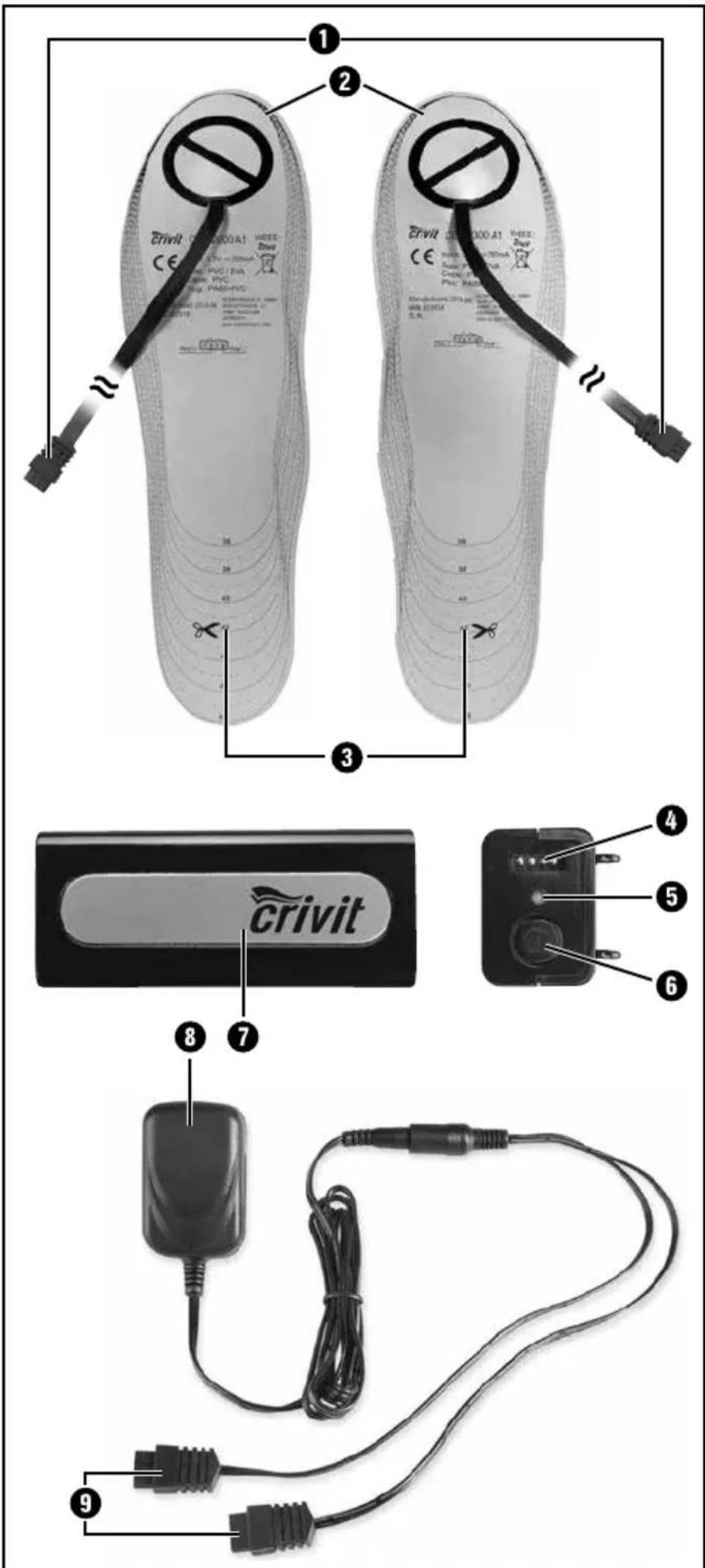CRIVIT CEB 2000 A1 - DE AT CH - 1