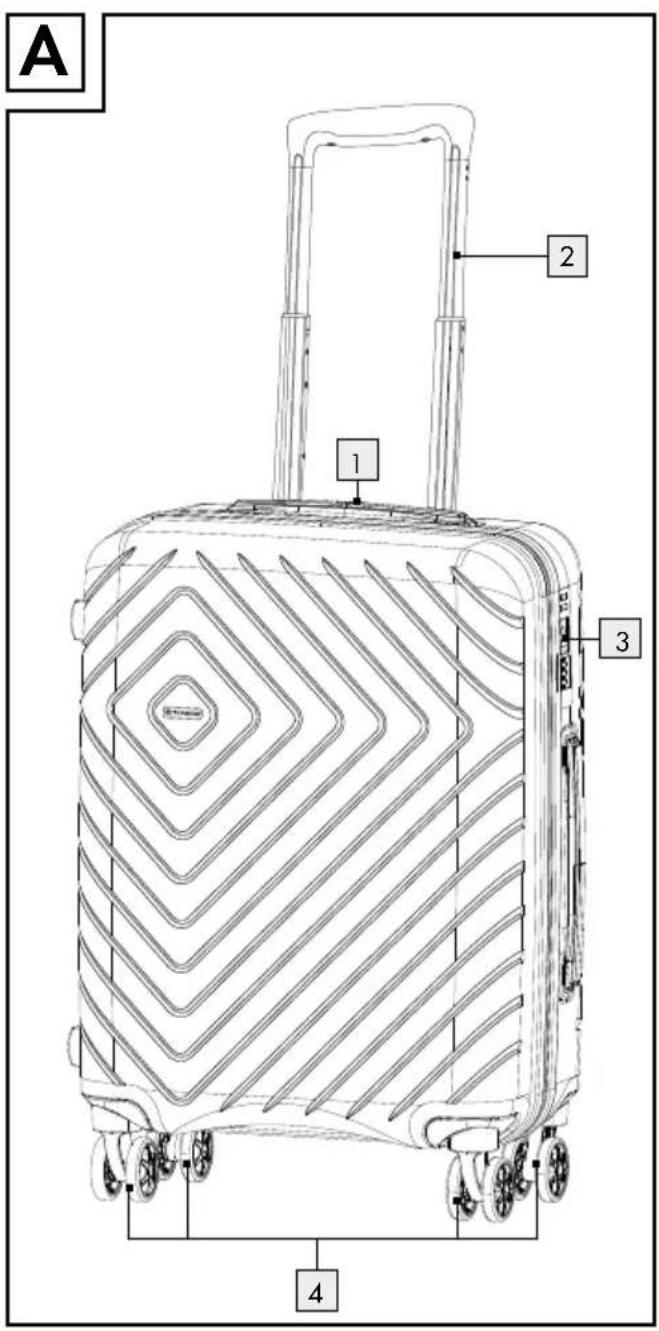 Topmove IAN 306826 - POLYCARBONATE CABIN CASE - 1