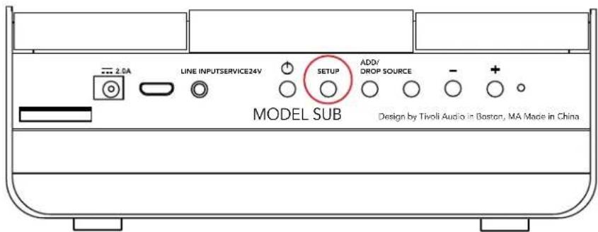TIVOLI AUDIO Model SUB - Paramétrage - 2