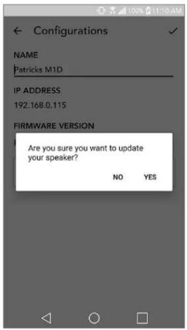 TIVOLI AUDIO Model SUB - Opdatering af firmware - 3