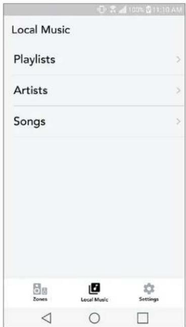 TIVOLI AUDIO Model SUB - Schermata per la musica (si applica solo al contenuto locale) - 1