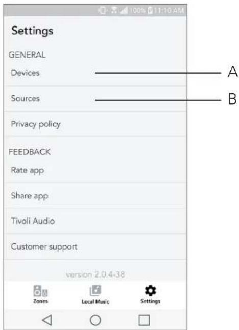 TIVOLI AUDIO Model SUB - Schermata per la musica (si applica solo al contenuto locale) - 3