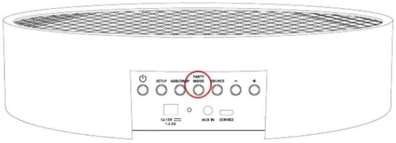 TIVOLI AUDIO ORB - Bouton mode fête - 1