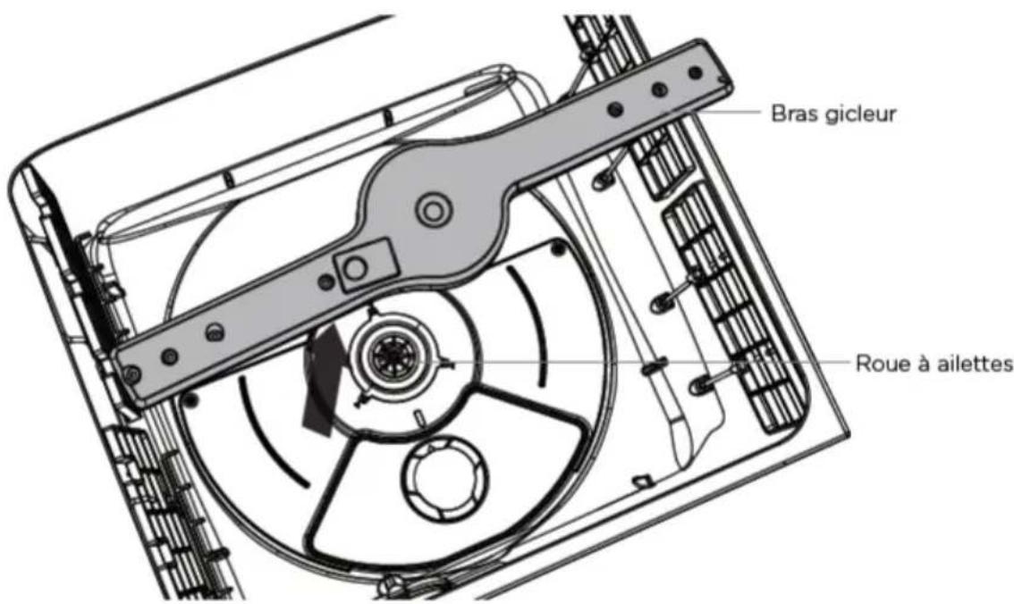 Fisher & Paykel DD24SV2T9 N - Nettoyage du bras gicleur - 1