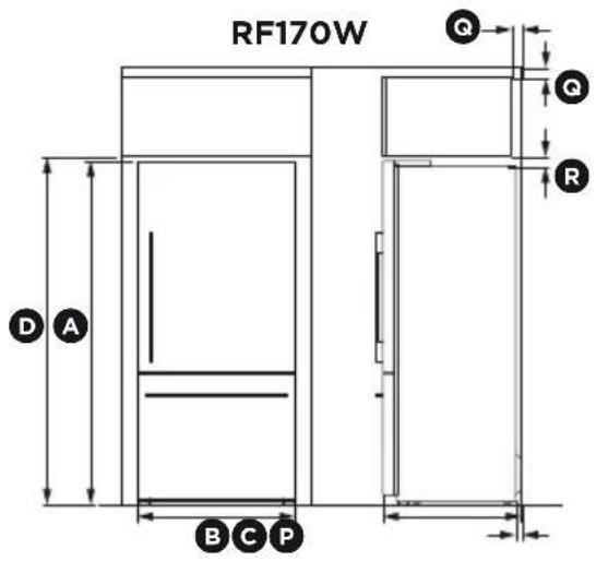 Fisher & Paykel RF170WDRUX5 N - INSTRUCTIONS D'INSTALLATION - 1