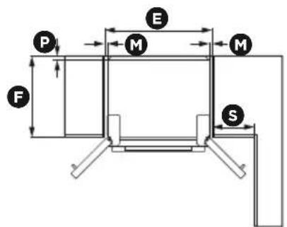 Fisher & Paykel RF170WDRUX5 N - Product and cabinetry dimensions - 6