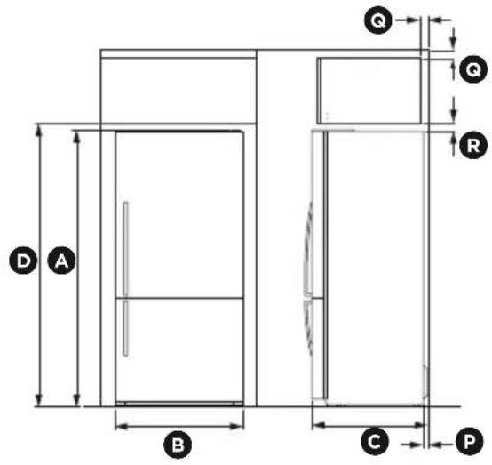 Fisher & Paykel RF170WDRUX5 N - Modèles avec porte de congélateur (RF135B, E522B) (modèles Ice & Water et autres) - 1