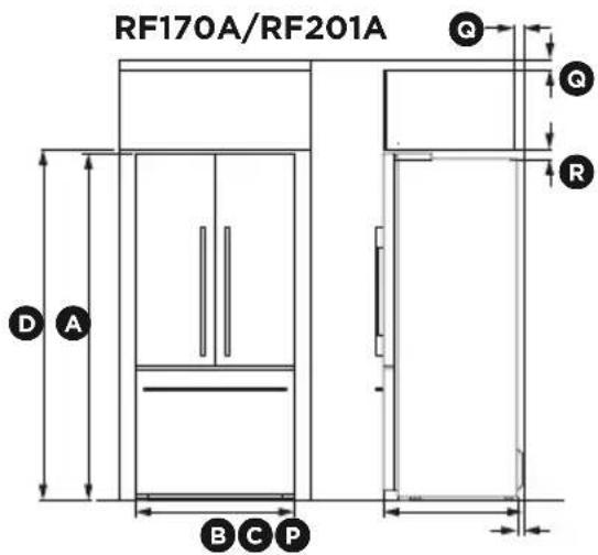 Fisher & Paykel RF170WDRUX5 N - INSTRUCTIONS D'INSTALLATION - 5