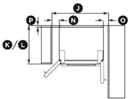 Fisher & Paykel RF170WDRUX5 N - Product and cabinetry dimensions - 8