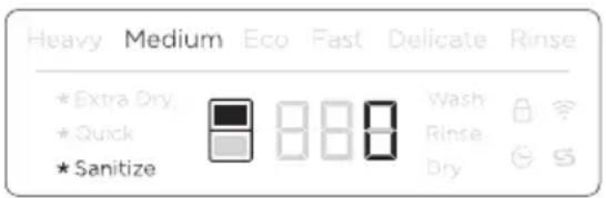 Fisher & Paykel DD24DCTW9 N - Utilisation de l'option SANITIZE (DÉSINFECTION) - 1
