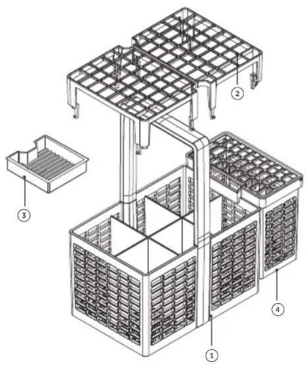 Fisher & Paykel DD24DCTW9 N - Panier à ustensiles - 1