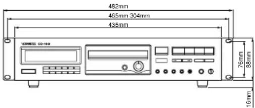 TASCAM CD160 - Consumo de energía: 12 Watts (CA) - 1