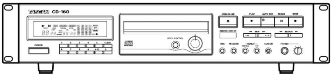 TASCAM CD160 - CD-160 - 2