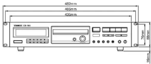TASCAM CD160 - Standard Accessories: - 1