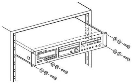 TASCAM CD160 - Instalación en el estante - 1