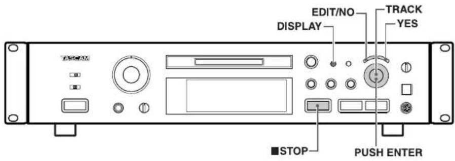 TASCAM MD350 - Déplacement d'une plaque (fonction MOVE) - 4