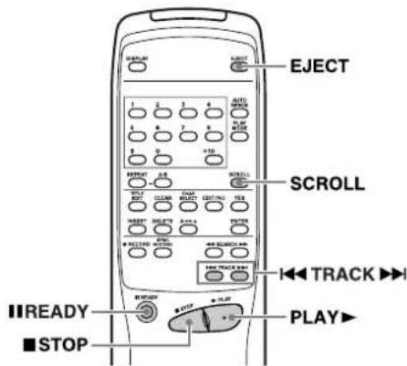TASCAM MD350 - La forma de asignacion de losNumeros de pista variadependiendo de la fuente. - 2