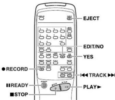 TASCAM MD350 - Manuelle Spurnummerzuweisung - 1