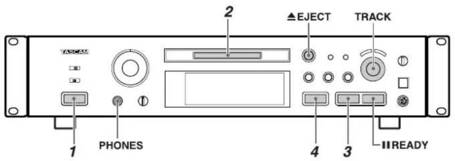 TASCAM MD350 - The way track numbers are assigned varies depending on the source - 1