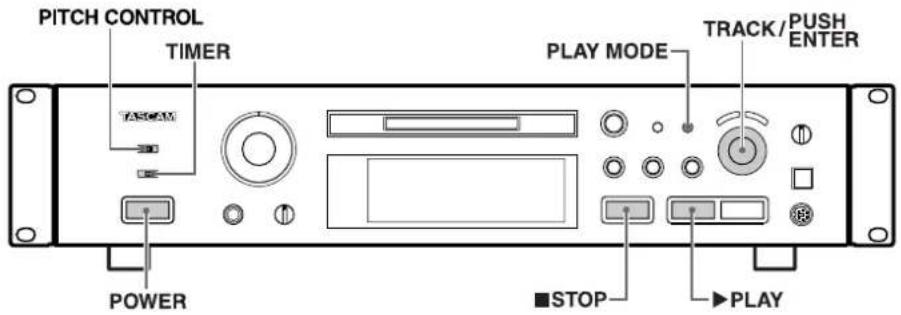 TASCAM MD350 - Pour répéter une seule plage (répétition d'une seule plage) - 1
