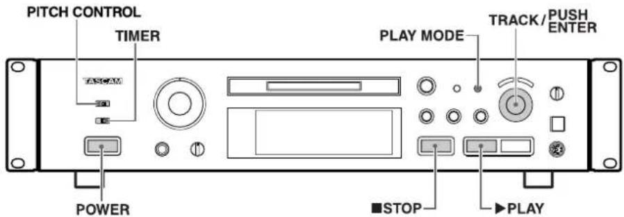TASCAM MD350 - Tasti usati in questa pagina - 1