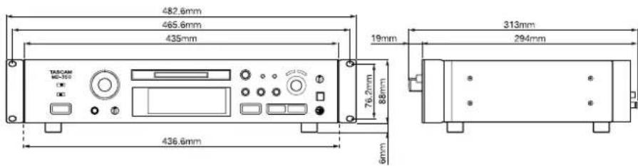 TASCAM MD350 - ■ Indice del contento dei brani (U-TOC) - 2