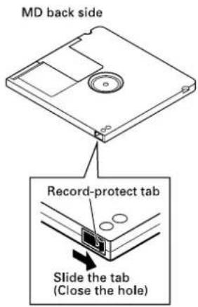 TASCAM MD350 - ■ When "Protected !!" is displayed - 1