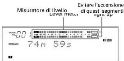 TASCAM MD350 - Regolazione del livello di registrazione - 1