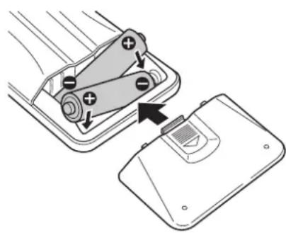 TASCAM MD350 - ■ Einlegender Batterien - 1