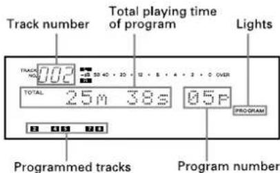 TASCAM MD350 - ■ To program tracks - 1