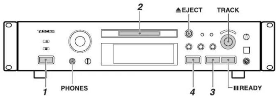 TASCAM MD350 - La forma de asignacion de losNumeros de pista variadependiendo de la fuente. - 1