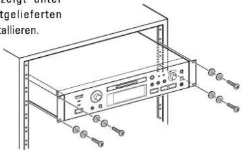 TASCAM MD350 - Gestelleinbau - 1