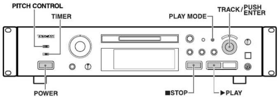 TASCAM MD350 - Butones empleados en esta pagina - 1