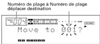 TASCAM MD350 - Déplacement d'une plaque (fonction MOVE) - 2
