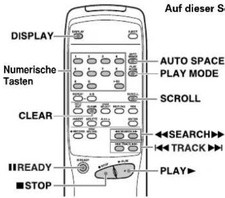 TASCAM MD350 - Spurenwiedergabe mit automatischer Abstandseinfigung (Auto Space) - 1