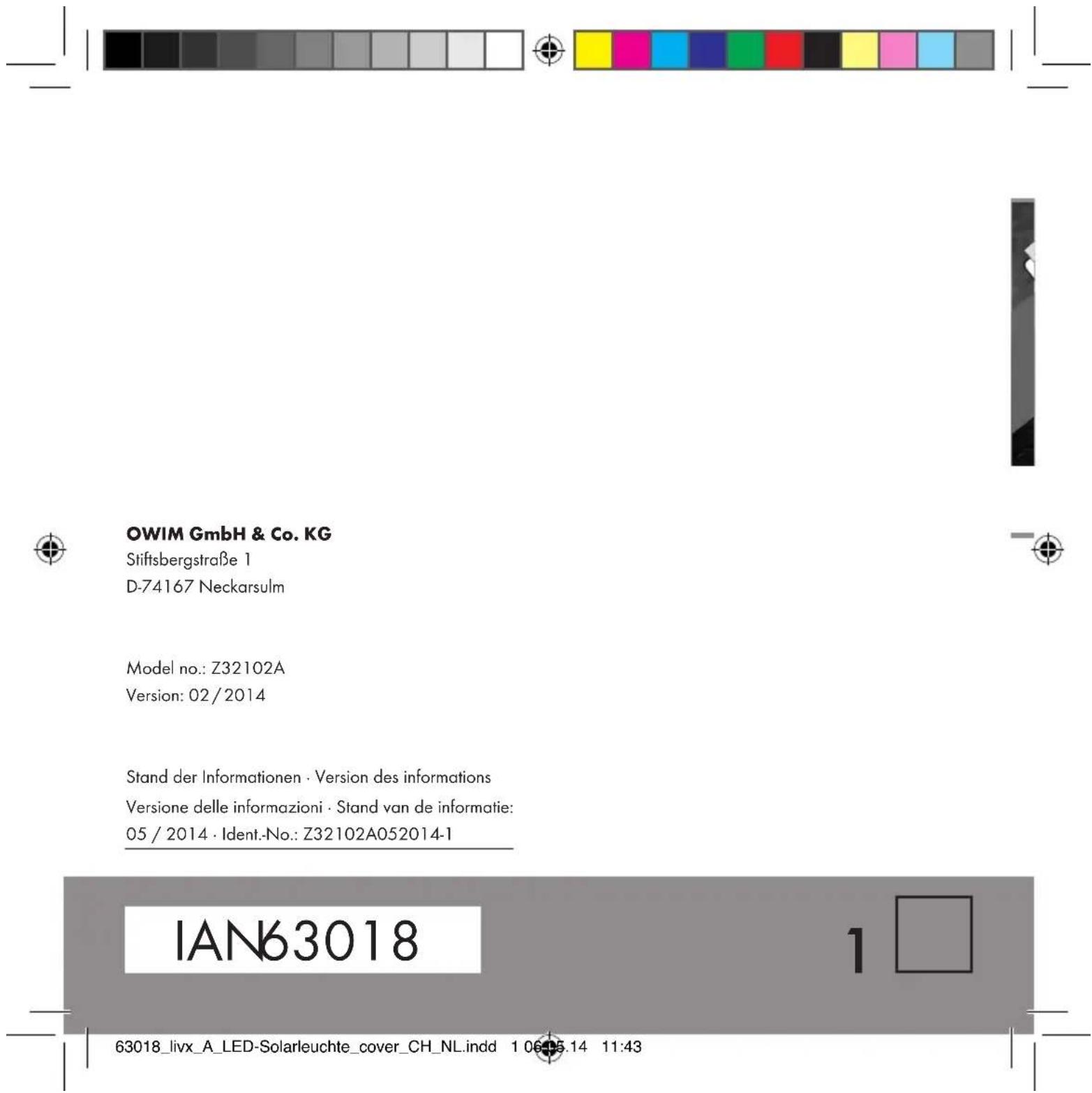 Livarno Lux Z32102A - CE IP44 - 1