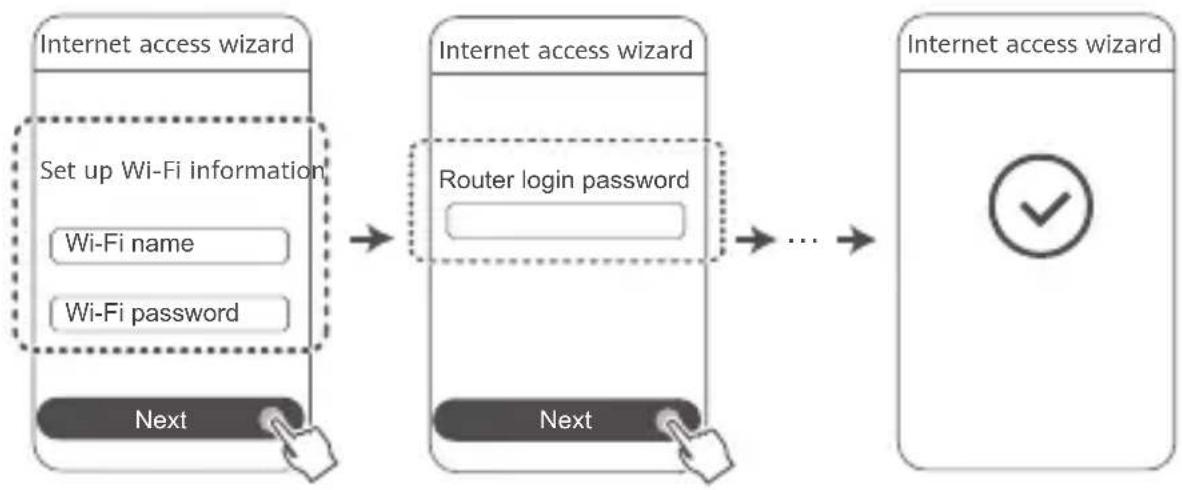 HUAWEI WiFi Mesh 7 - Method 1: Configure the router on the app - 5